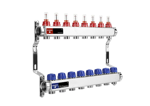 Особенности распределительных коллекторов с расходомерами Varmega 