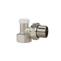 Запорный радиаторный клапан, серия VM102, угловой 3/4"