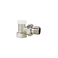Запорный радиаторный клапан, серия VM102, угловой 1/2"