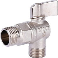 Кран шаровый угловой для бытовой техники 1/2"