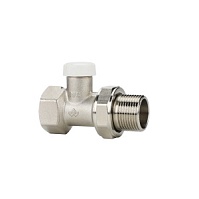 Запорный радиаторный клапан, серия VM103, прямой 3/4"
