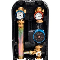 Насосная группа с прямым контуром 1" с насосом STOUT SPC 25/60-180