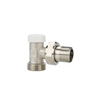 Запорный радиаторный клапан, серия VM102, EK, угловой 1/2" x 3/4"EK