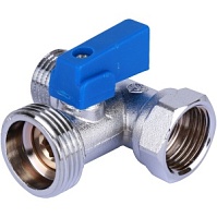 Кран шаровый проходной 1/2х3/4х1/2"